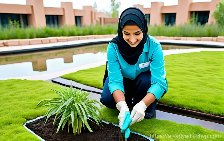 물 안보를 위한 협력 모델 제안 - **Prompt:** "A stunning, futuristic vision of sustainable living in an arid Middle Eastern landscape...